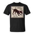Cuidado Con El Perro Cave Canem Imagen Grecorromana Camiseta unisex