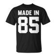 Cumpleaños Motivo Número Nacido Año 1985 Camiseta unisex