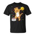 Dabbing Cat ボウリングシャツ 面白いボウリングギフト 猫 お母さん 女の子 Tシャツ
