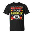 Dad And Mom Mommy Of The Birthday Boy Family Party Decor Mom T-Shirt