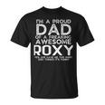 Dad Of Roxy ギフト 父の日 面白い 名前入り Tシャツ