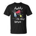 Daddy Is My Herouper Dad 手描き Tシャツ