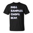 Dig&Sample&Chop&Beat シャツ Mpc ドラムサンプラー 音楽愛好家 Tシャツ