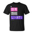 Dim The Lights 007 メンズ ロック ライブ フェス バンド ゲーム 音楽 おしゃれ 男女兼用 キッズ Tシャツ