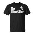 Divertida Del Padre Del Boxeo Del Padre Del Boxeador Camiseta unisex