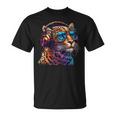 Dj Leopard Edm テクノハウス ダンスクラブ 音楽ヘッドフォン Tシャツ