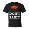Don't Panic Rustacean Ferris The Crab Rustプログラミング Tシャツ