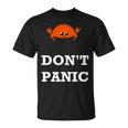 Don't Panic Rustacean Ferris The Crab Rustプログラミング 長袖tシャツ Tシャツ