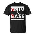 Drum And Bass Rum And Ass Tシャツ