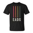 Eadg 4弦ベースギター レトロヴィンテージベースプレーヤー Tシャツ