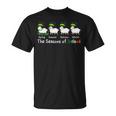 Theeasons Patrick's Day アイルランド 4つのかわいい羊のシャムロック Tシャツ