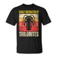 Easy Distracted By Trilobites Trilobite Lover Tシャツ