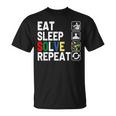 Eatleepolve Repeat キューブゲーム ルービックtシャツ Tシャツ