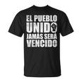 El Pueblo Unido Jamaseraencido Protestlogan Tシャツ