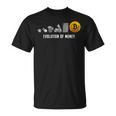 Evolution Of Money お金の進化 ビットコインプランb 暗号通貨btc ホドル Tシャツ