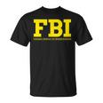 Fbi連邦捜査官事務所両面 Tシャツ