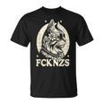 Fck Nzs かわいい猫 Tシャツ