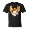 Firebird Reborn Rejuvenation 神話の鳥 アートワーク フェニックス Tシャツ