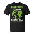 Flat Earthociety Flat Earther Conspiracy Theory Tシャツ