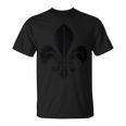 Fleur De Lisímbolo Fleur-De-Lys Heraldica Francia Camiseta unisex