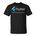 Flutter ウィジェットがアートになる場所 Tシャツ