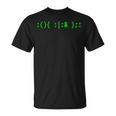 Fork Bomb Bash Hacker Command グリーンテキストデザイン Tシャツ
