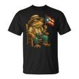 Coqui Frog Puerto Rico Flag Taino Boricua Hispanic T-Shirt
