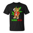 Doobie Bear 大麻の葉 雑草愛好家 マリファナギフト Tシャツ