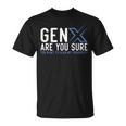 Generation X ユーモア 60年代 70年代 Gen-Xers 皮肉なジェネレーションx Tシャツ