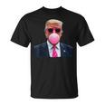 Pop Trump Pink Bubble Gumintage Trump Pink Glasses Tシャツ