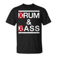 Rum And Ass Lovers Drum & Bass パロディ 皮肉なスローガン Tシャツ