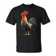 Gallo Pollo Papà Padre Pollaio Contadino Polli Maglietta