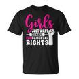 Girls Just Want To Have Fundamental Rights Tシャツ