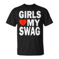 Girls Love Mywag シャツ おもしろい言葉 ガールズ Love Mywag Tシャツ