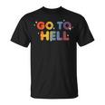 Go To Hell シャレた言葉 くたばれ Tシャツ