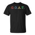 Goat Greatest Of All Time レインボーオールインチャンピオンtシャツ Tシャツ