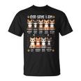 Godays I Am Christian 聖書詩 猫好き クリスチャン Tシャツ