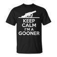 Gooner フットボールファン Keep Calm Gooner アーセナルギフト Tシャツ
