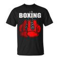 Guantes De Boxeo Love Boxeo Camiseta unisex