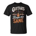 Guitars Keep Meane Pun Guitarists アコースティックギター Tシャツ