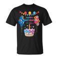 Happy Birthday To You ケーキとバルーンパーティー Tシャツ