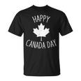 Happy Canada Day クールデザイン カナダメープルレディース メンズ キッズ Tシャツ