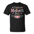 Happy Mother's Day 2025 Cute Wildflowers For Mom Grandma T-Shirt