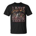 I Have Homosexual Tendencies 面白い ハード スケルトン ブーツレッグ Tシャツ