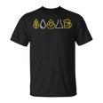 Hombre Lúpulo Agua Elaboración Cerveza Alcohol Bebidas Regalo Camiseta unisex