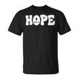 Hope Romans 15 13 レトロ グルービー 面白い クリスチャン 信仰 聖書 J Tシャツ
