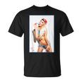 Hot Girl On 男性用 Ice Pop Pinup 2 Tシャツ