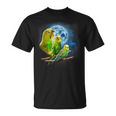 Howling At The Moon シャツ インコシャツ インコ セキセイインコ Tシャツ