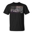 Husband Daddy Protector Hero American Flag Cool Dad Tシャツ