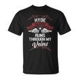 Hyde Blood Runs Through Myeins 苗字 Family Tシャツ